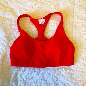 Red Lululemon Sports Bra Size 6